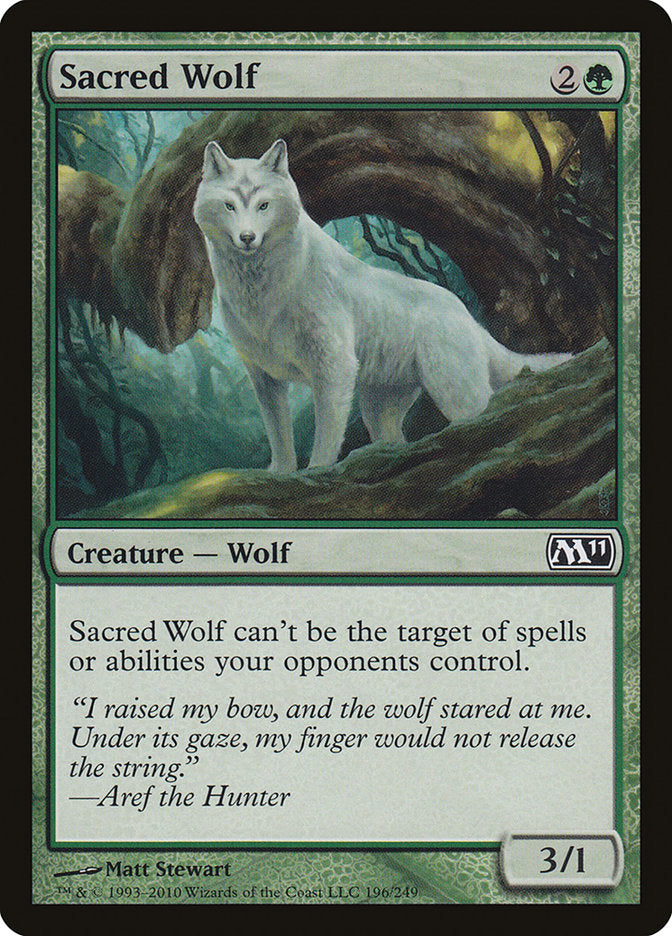 Sacred Wolf [Magic 2011] | Card Merchant Takapuna