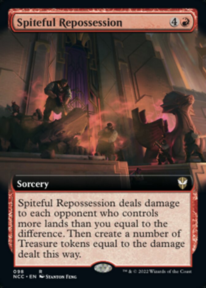 Spiteful Repossession (Extended Art) [Streets of New Capenna Commander] | Card Merchant Takapuna