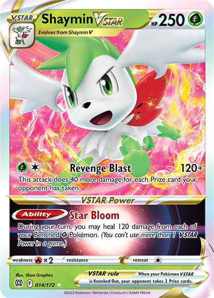 Shaymin VSTAR (014/172) [Sword & Shield: Brilliant Stars] | Card Merchant Takapuna