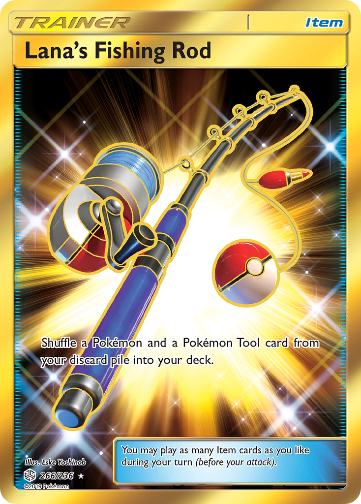 Lana's Fishing Rod (266/236) [Sun & Moon: Cosmic Eclipse] | Card Merchant Takapuna