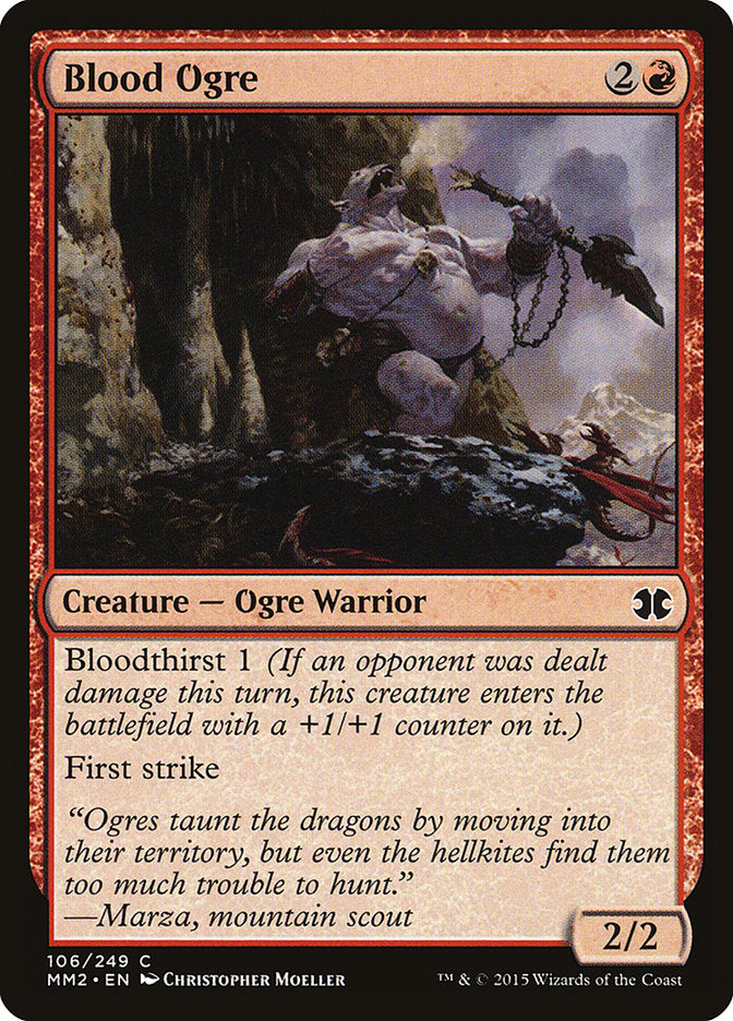 Blood Ogre [Modern Masters 2015] | Card Merchant Takapuna