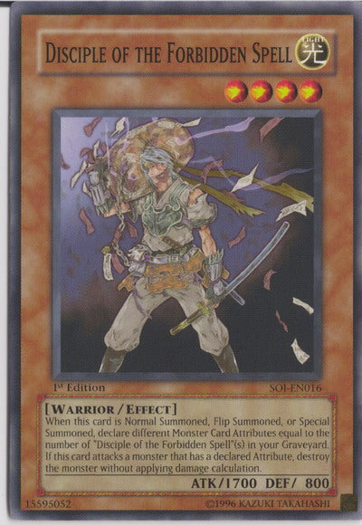 Disciple of the Forbidden Spell [SOI-EN016] Common | Card Merchant Takapuna