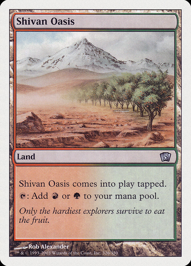 Shivan Oasis [Eighth Edition] | Card Merchant Takapuna