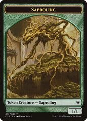 Saproling (016) // Saproling (017) Double-Sided Token [Commander 2016 Tokens] | Card Merchant Takapuna