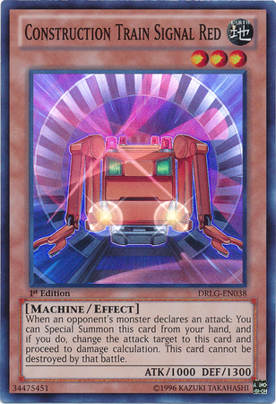 Construction Train Signal Red [DRLG-EN038] Super Rare | Card Merchant Takapuna