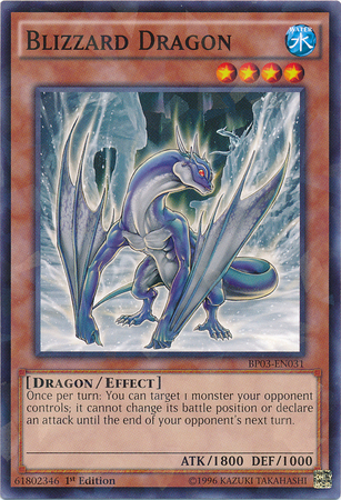 Blizzard Dragon [BP03-EN031] Shatterfoil Rare | Card Merchant Takapuna