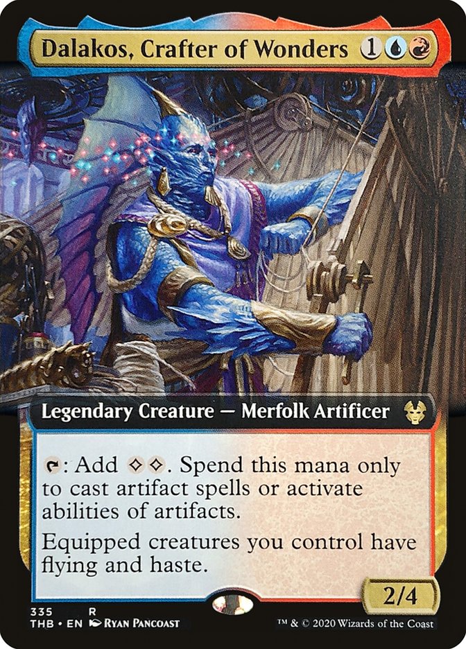 Dalakos, Crafter of Wonders (Extended Art) [Theros Beyond Death] | Card Merchant Takapuna