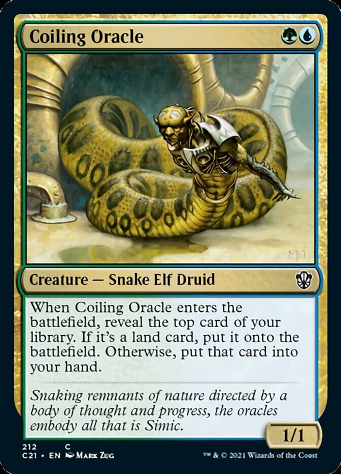 Coiling Oracle [Commander 2021] | Card Merchant Takapuna