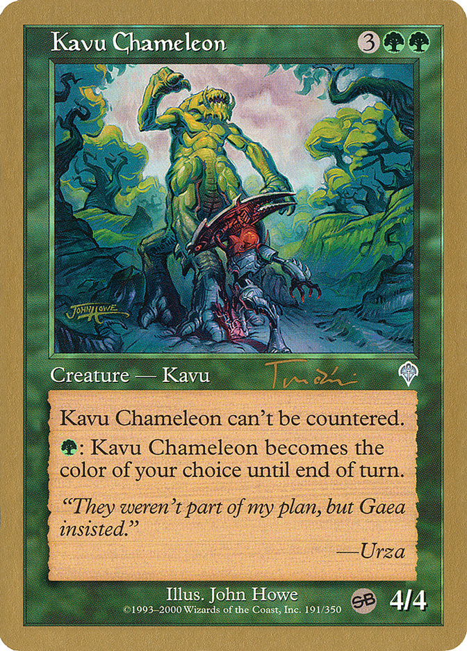 Kavu Chameleon (Jan Tomcani) (SB) [World Championship Decks 2001] | Card Merchant Takapuna