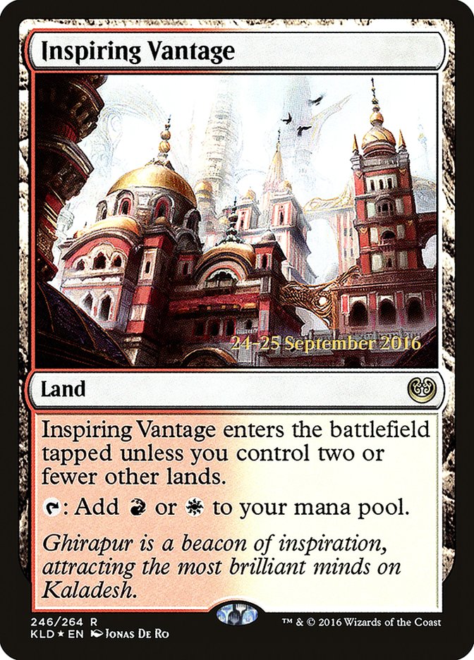 Inspiring Vantage [Kaladesh Prerelease Promos] | Card Merchant Takapuna