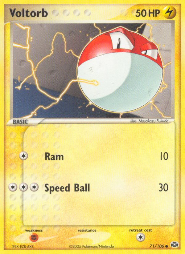 Voltorb (71/106) [EX: Emerald] | Card Merchant Takapuna