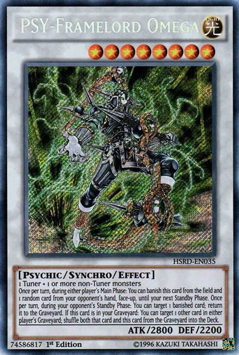 PSY-Framelord Omega [HSRD-EN035] Secret Rare | Card Merchant Takapuna