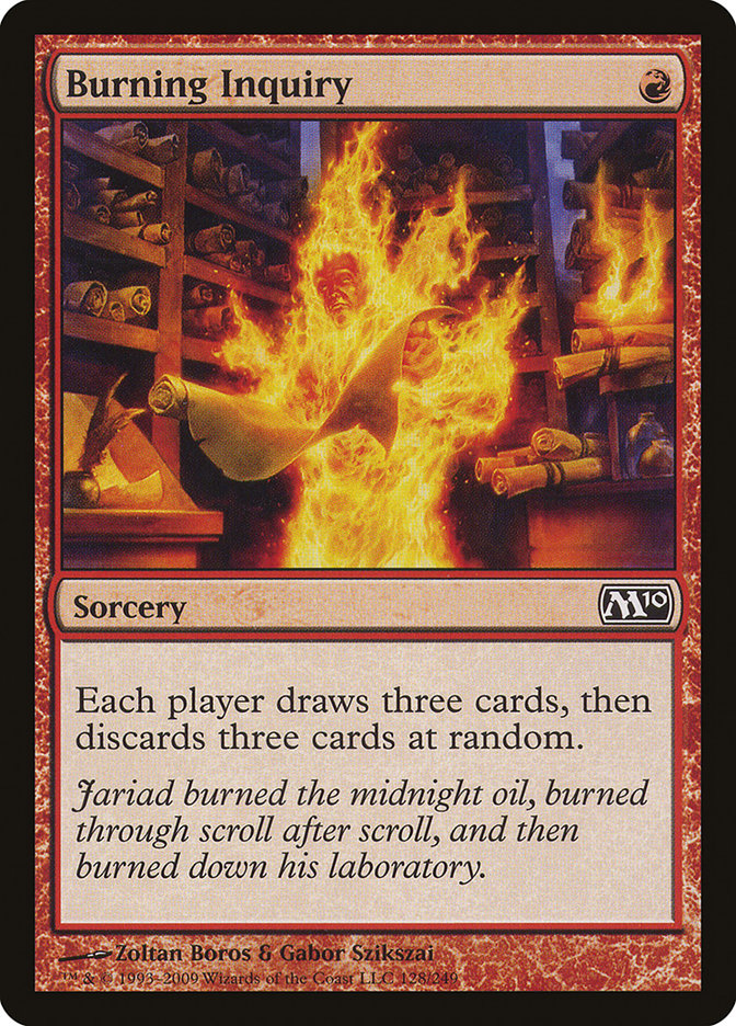 Burning Inquiry [Magic 2010] | Card Merchant Takapuna