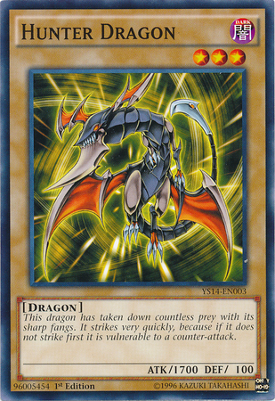 Hunter Dragon [YS14-EN003] Common | Card Merchant Takapuna