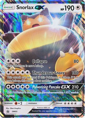 Snorlax GX (SM05) (Jumbo Card) [Sun & Moon: Black Star Promos] | Card Merchant Takapuna