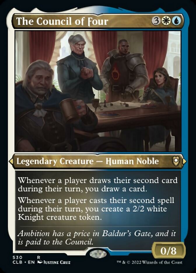 The Council of Four (Foil Etched) [Commander Legends: Battle for Baldur's Gate] | Card Merchant Takapuna