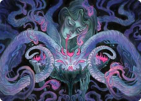 Demonic Bargain Art Card [Innistrad: Crimson Vow Art Series] | Card Merchant Takapuna