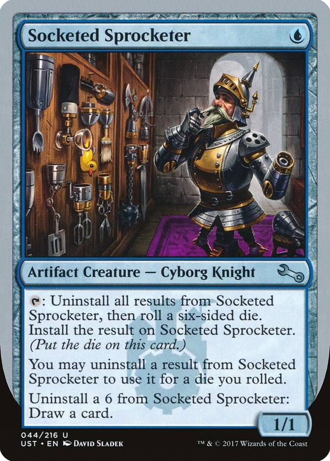 Socketed Sprocketer [Unstable] | Card Merchant Takapuna