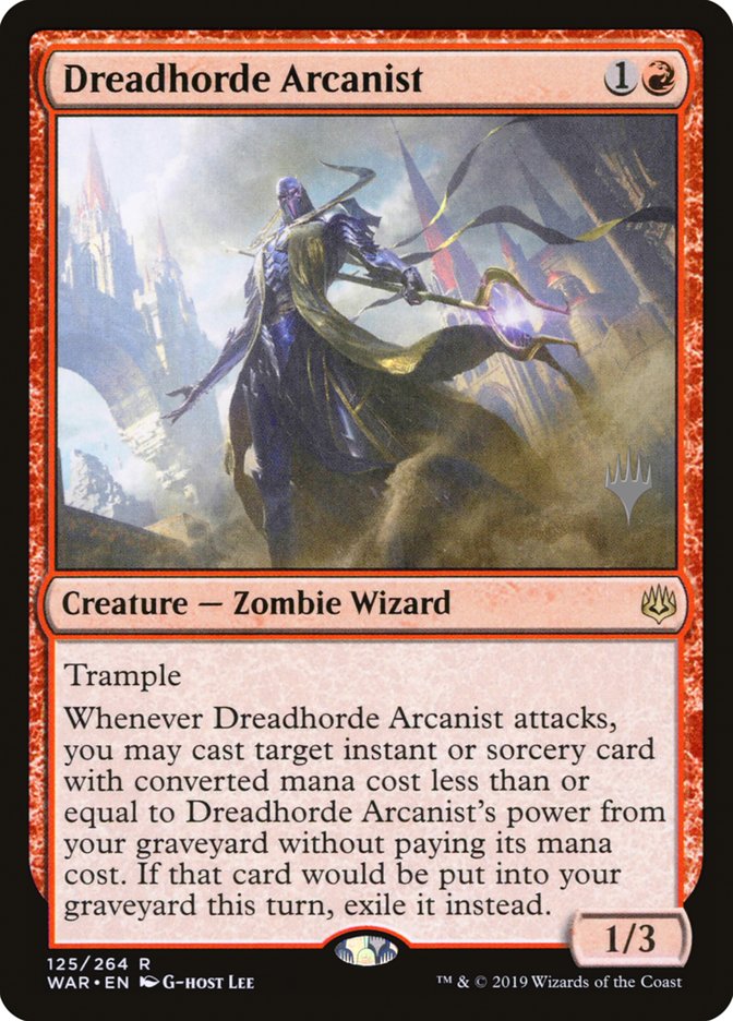 Dreadhorde Arcanist (Promo Pack) [War of the Spark Promos] | Card Merchant Takapuna