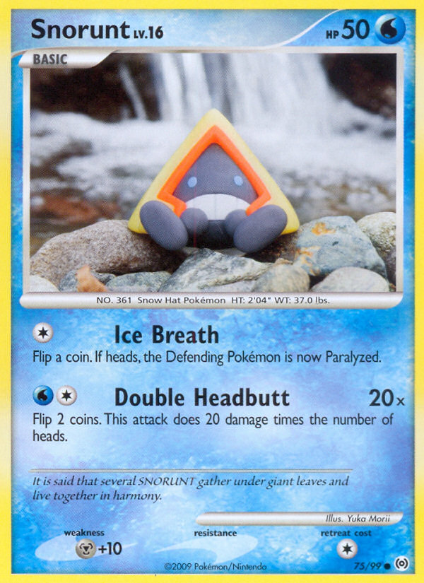 Snorunt (75/99) [Platinum: Arceus] | Card Merchant Takapuna