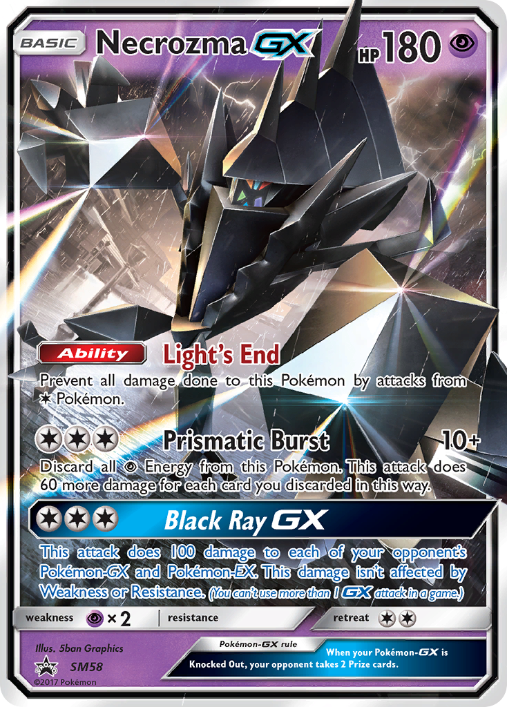 Necrozma GX (SM58) [Sun & Moon: Black Star Promos] | Card Merchant Takapuna