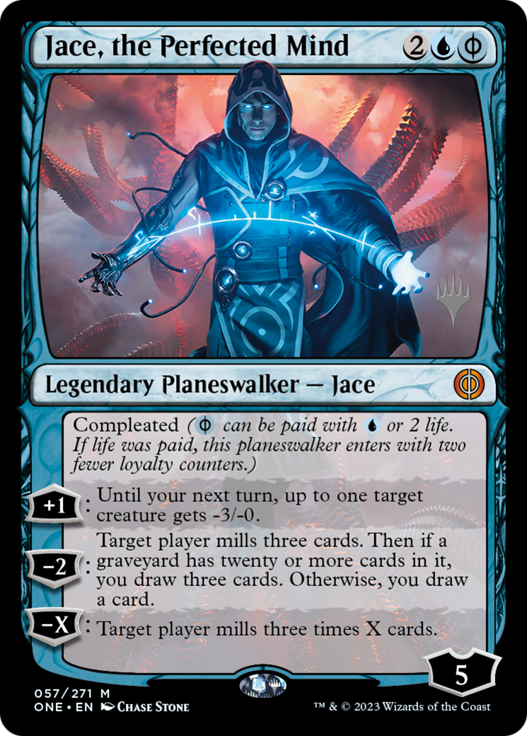 Jace, the Perfected Mind (Promo Pack) [Phyrexia: All Will Be One Promos] | Card Merchant Takapuna