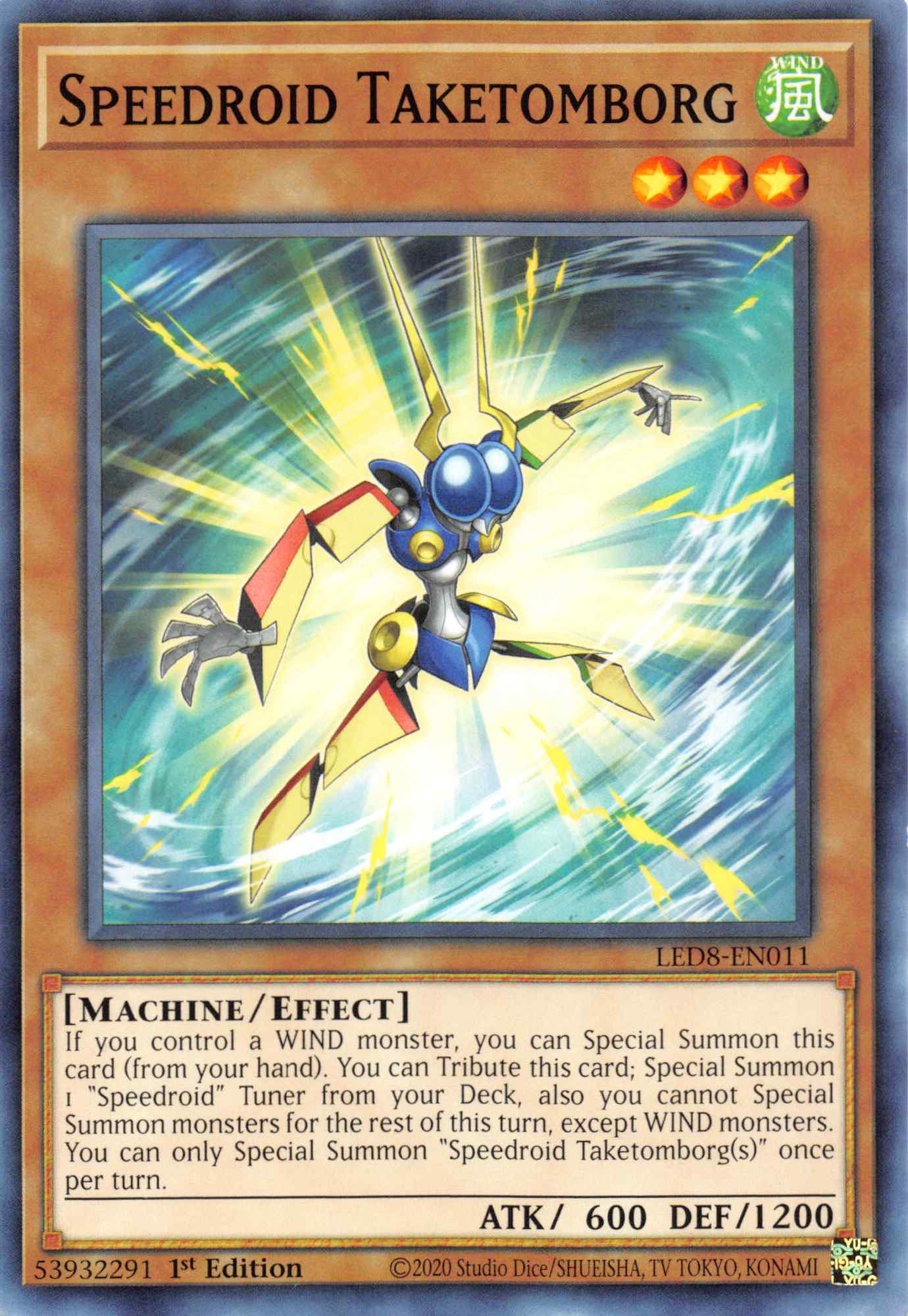 Speedroid Taketomborg [LED8-EN011] Common | Card Merchant Takapuna