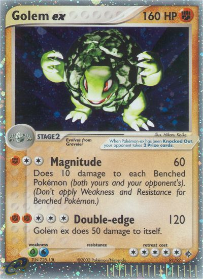 Golem ex (91/97) [EX: Dragon] | Card Merchant Takapuna