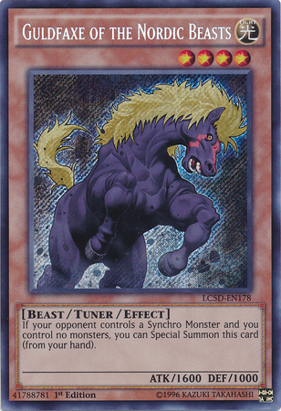 Guldfaxe of the Nordic Beasts [LC5D-EN178] Secret Rare | Card Merchant Takapuna