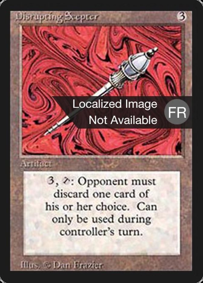 Disrupting Scepter [Foreign Black Border] | Card Merchant Takapuna