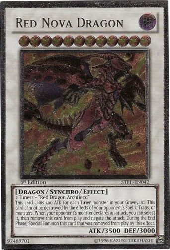 Red Nova Dragon [STBL-EN042] Ultimate Rare | Card Merchant Takapuna