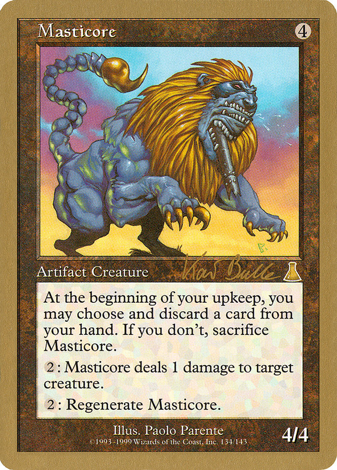 Masticore (Kai Budde) [World Championship Decks 1999] | Card Merchant Takapuna