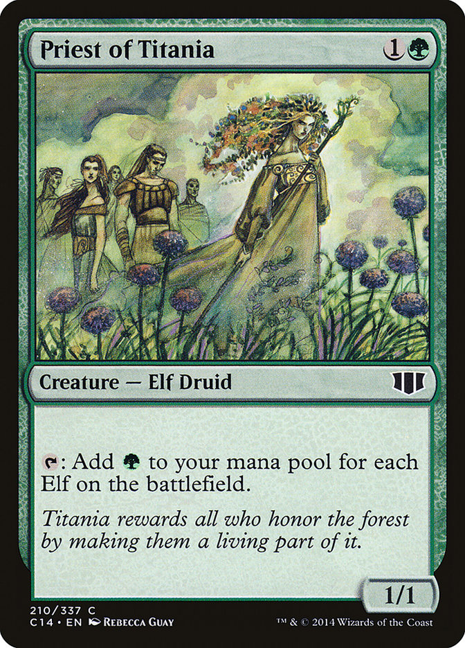 Priest of Titania [Commander 2014] | Card Merchant Takapuna