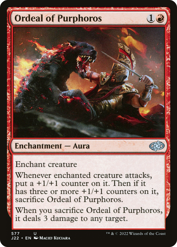 Ordeal of Purphoros [Jumpstart 2022] | Card Merchant Takapuna