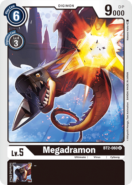 Megadramon [BT2-060] [Release Special Booster Ver.1.0] | Card Merchant Takapuna