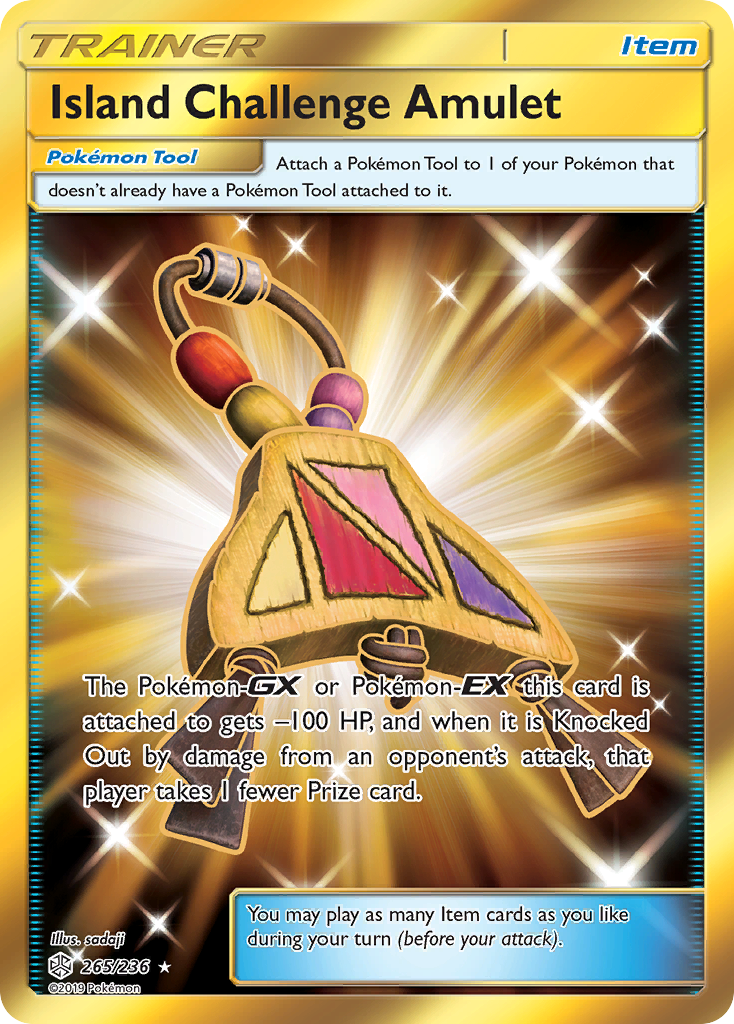 Island Challenge Amulet (265/236) [Sun & Moon: Cosmic Eclipse] | Card Merchant Takapuna