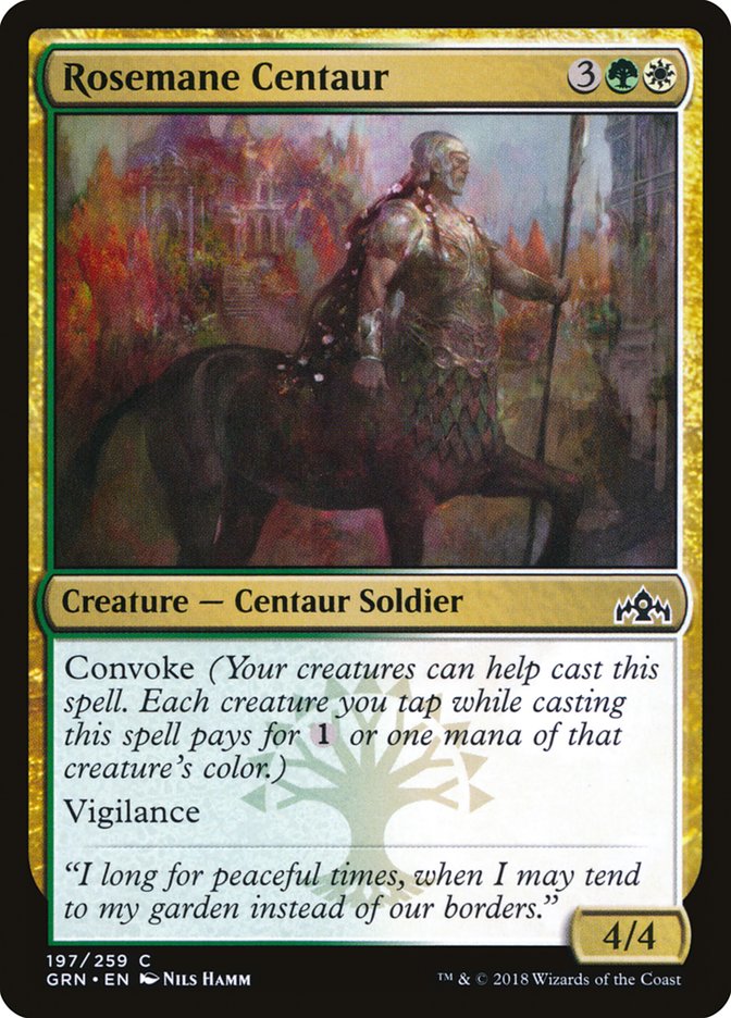 Rosemane Centaur [Guilds of Ravnica] | Card Merchant Takapuna