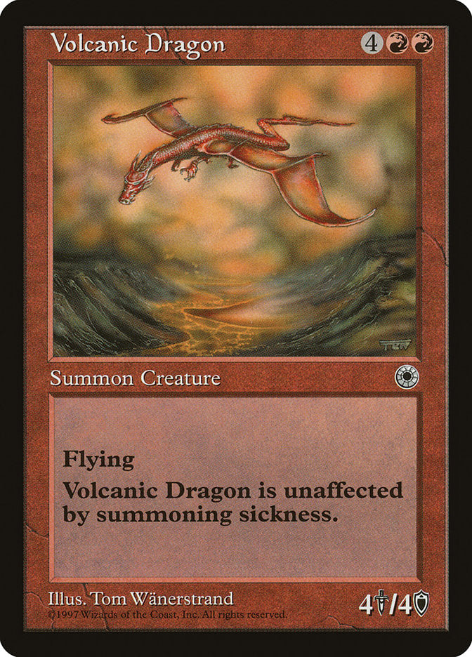 Volcanic Dragon [Portal] | Card Merchant Takapuna