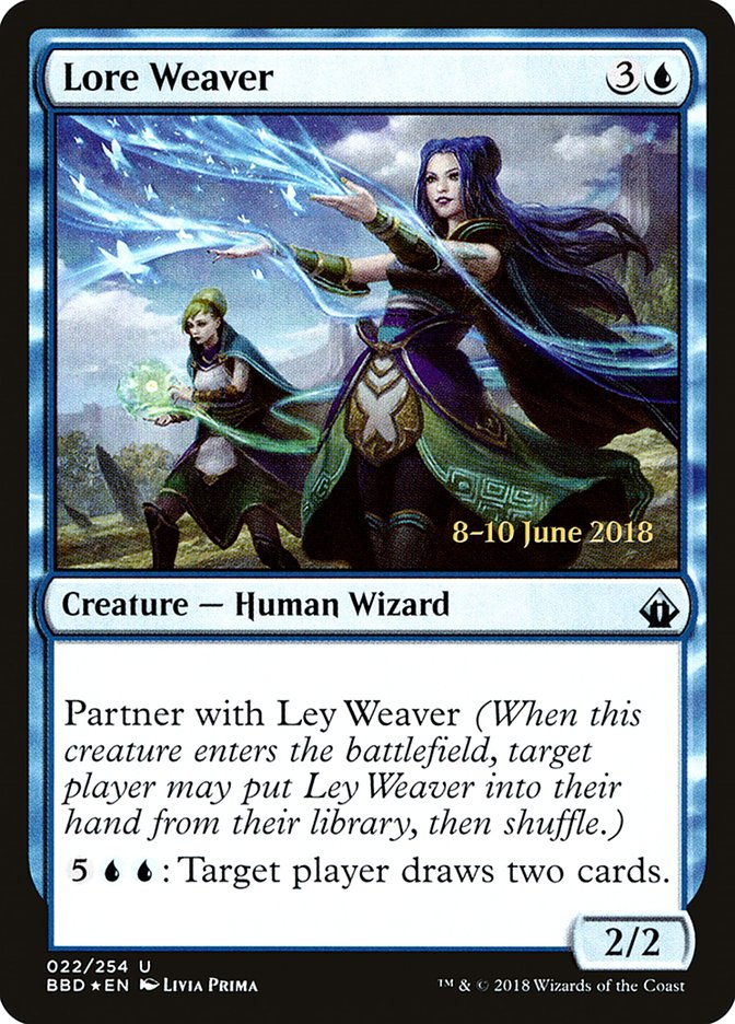 Lore Weaver [Battlebond Prerelease Promos] | Card Merchant Takapuna