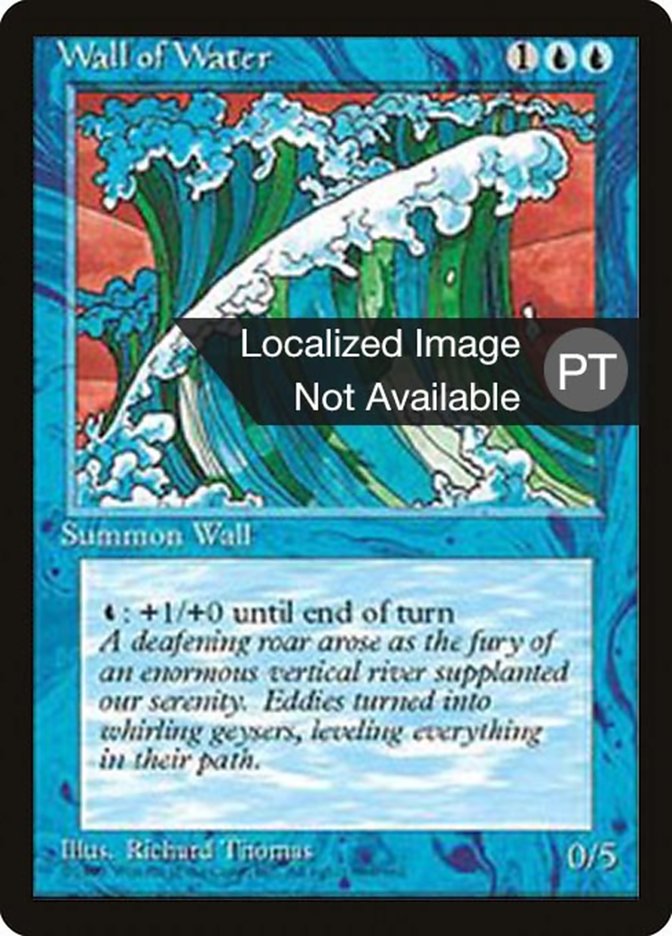 Wall of Water [Fourth Edition (Foreign Black Border)] | Card Merchant Takapuna