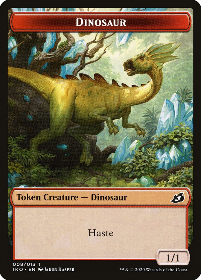 Dinosaur Token [Ikoria: Lair of Behemoths Tokens] | Card Merchant Takapuna