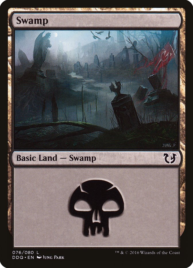 Swamp (76) [Duel Decks: Blessed vs. Cursed] | Card Merchant Takapuna