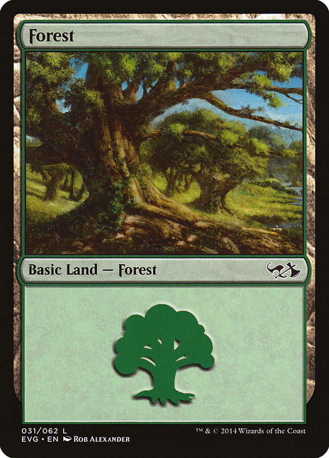 Forest (31) (Elves vs. Goblins) [Duel Decks Anthology] | Card Merchant Takapuna