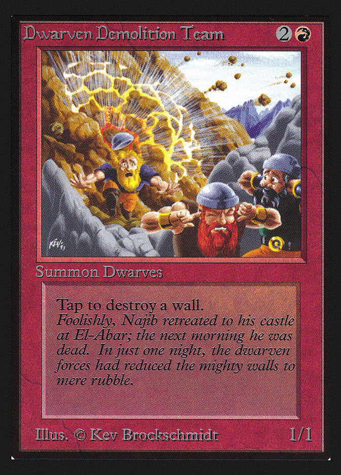 Dwarven Demolition Team [Collectors' Edition] | Card Merchant Takapuna