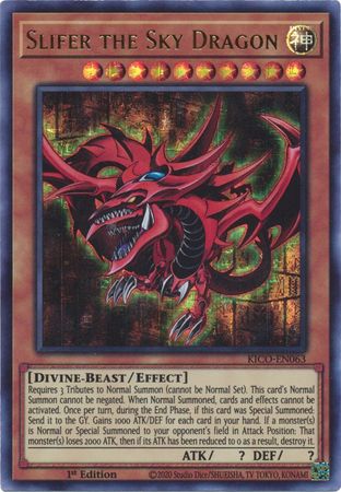 Slifer the Sky Dragon (Ultra Pharaoh's Rare) [KICO-EN063] Ultra Pharaoh's Rare | Card Merchant Takapuna