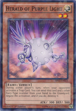 Herald of Purple Light [BP03-EN023] Shatterfoil Rare | Card Merchant Takapuna