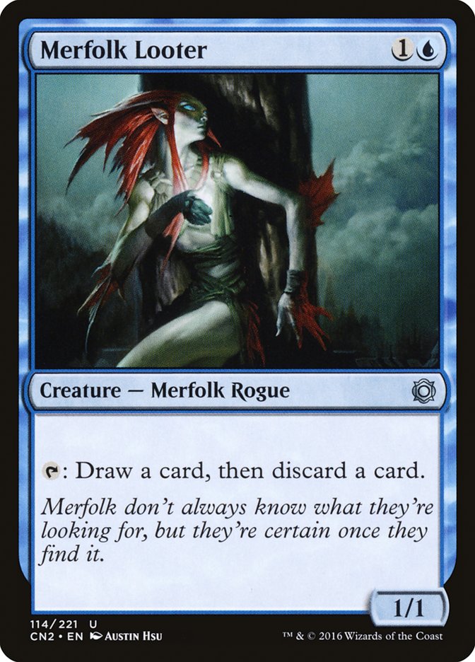 Merfolk Looter [Conspiracy: Take the Crown] | Card Merchant Takapuna