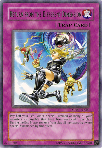 Return from the Different Dimension [CP04-EN009] Rare | Card Merchant Takapuna