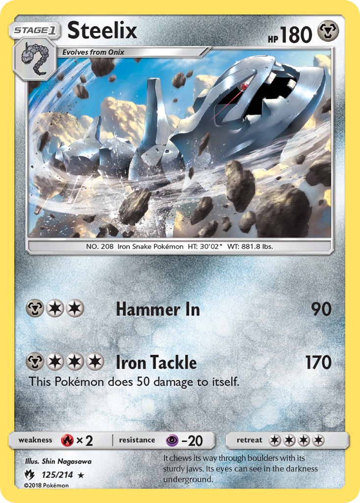 Steelix (125/214) [Sun & Moon: Lost Thunder] | Card Merchant Takapuna