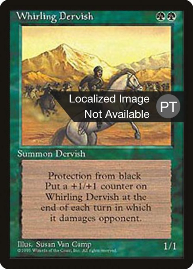 Whirling Dervish [Fourth Edition (Foreign Black Border)] | Card Merchant Takapuna